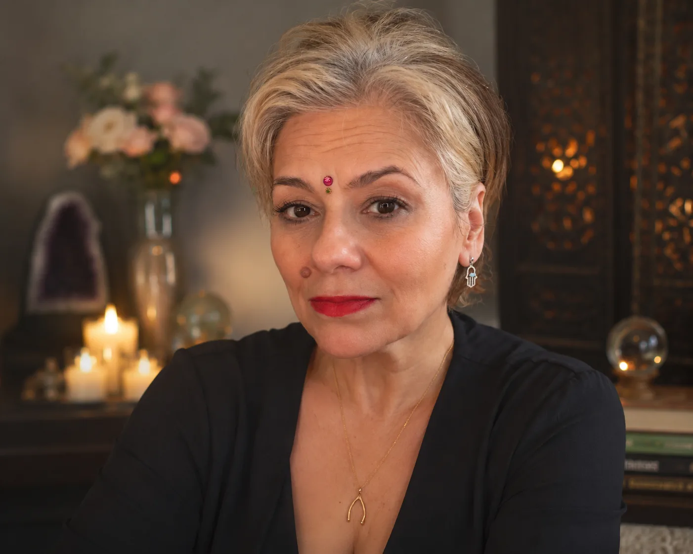 Psychic Christine Wallace, intuitive advisor and author of Uncrossed
